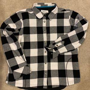 Buffalo check flannel shirt